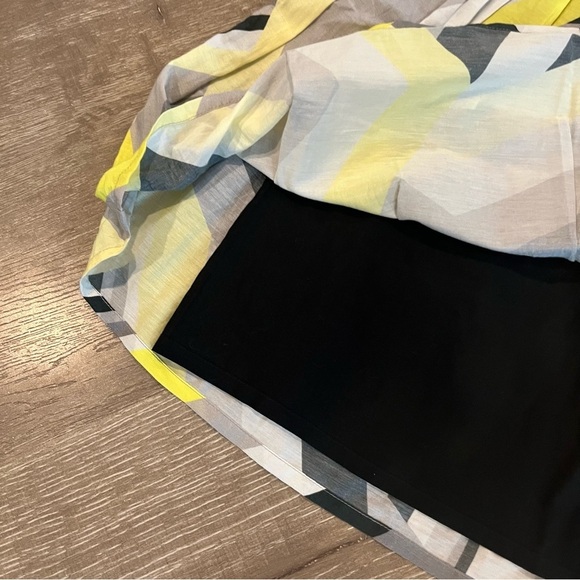 PINK TARTAN preppy pleated Geo checkered silk blend pleated skirt size 6 - Picture 2 of 6